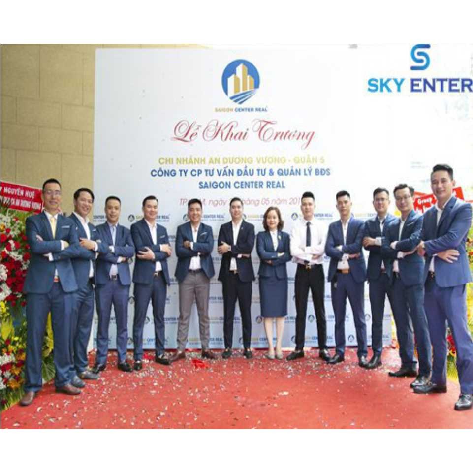 Tổ Chức Sự Kiện Lễ Khai Trương Công Ty BĐS Saigon Center Real Chi Nhánh Quận 5